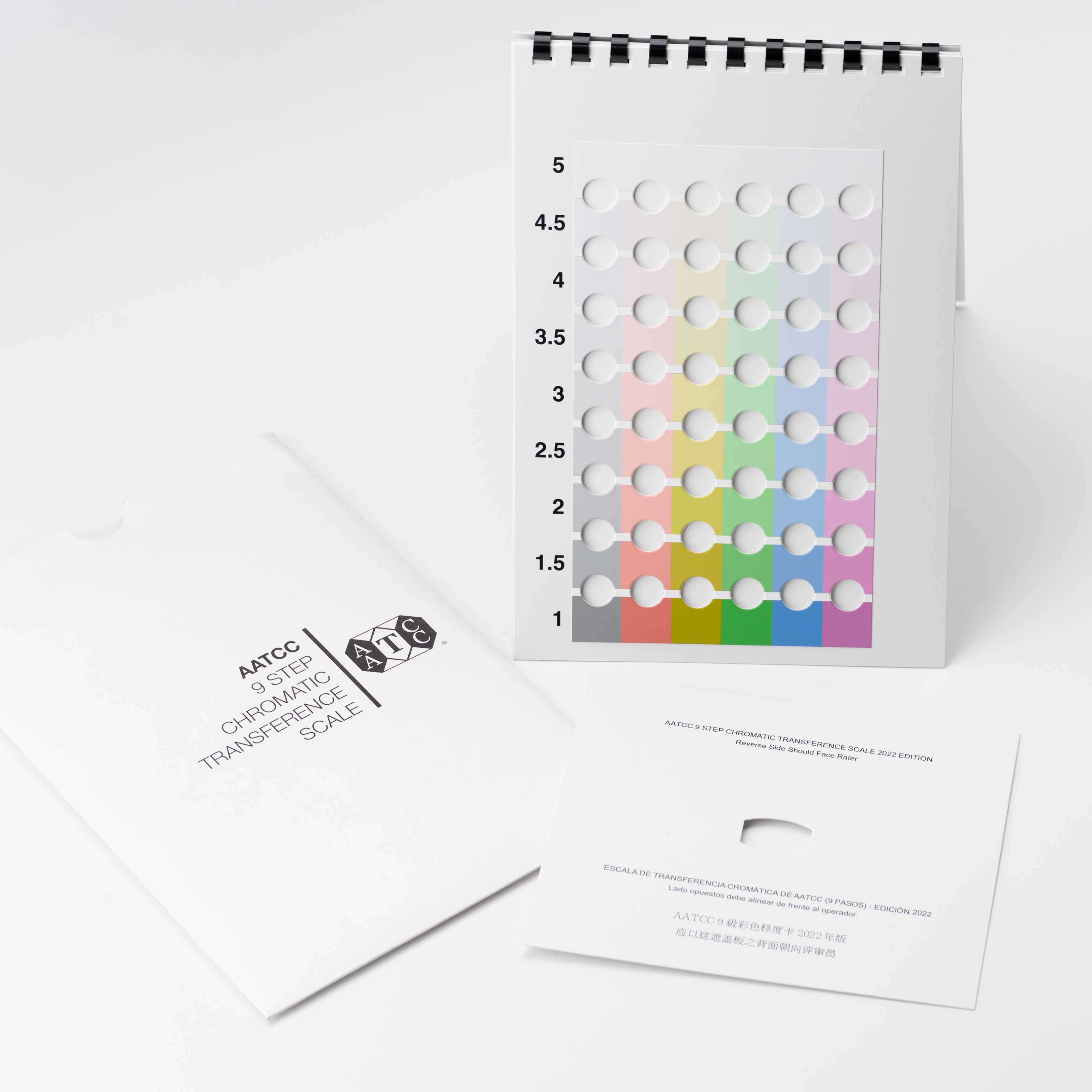 AATCC 9 Step Chromatic Transference Scale - Testfabrics